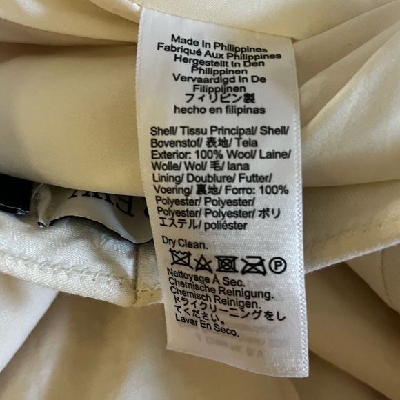 J. Crew Collection Wool Blend Wide Leg Trouser Style Front Seam Pants Size 4 - Picture 8 of 8